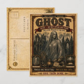 Ghost, Vintage Circus Monster ポストカード (正面/裏面)
