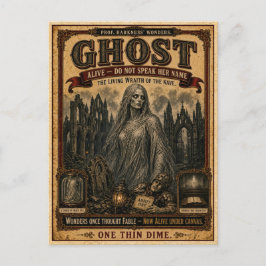 Ghost, Vintage Circus Monster ポストカード