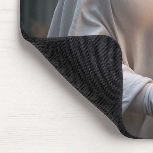 Ghost With a Birthday Cupcake マウスパッド (コーナー)