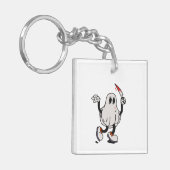 Ghost with blood knife キーホルダー (正面左)