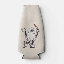 Ghost with blood knife ボトルクーラー