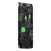 Ghost with Lantern and Green Eyes タンブラー (回転右)