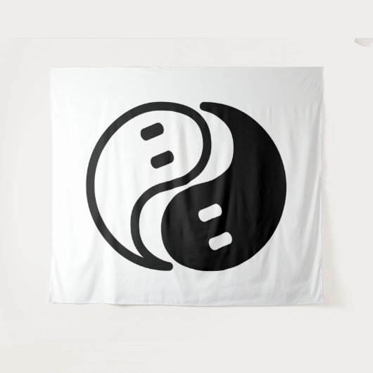 Ghost Yin Yang タペストリー (正面(横))