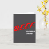 Ghostbeef - Legends Premium Tri-blend  カード (黄色い花)