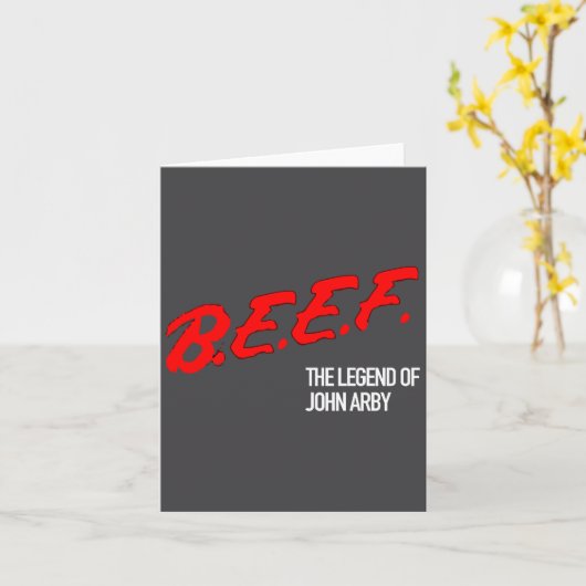 Ghostbeef - Legends Premium Tri-blend  カード (黄色い花)