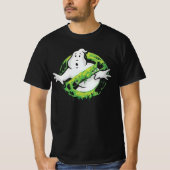 「Ghostbustersのロゴが滑り込んだ」 Tシャツ (正面)