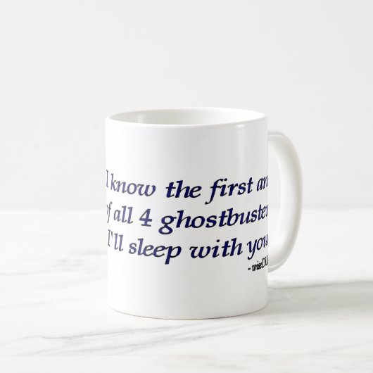 Ghostbustersの日付の冗談 コーヒーマグカップ (正面右)