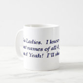 Ghostbustersの日付の冗談 コーヒーマグカップ (正面左)