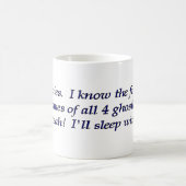 Ghostbustersの日付の冗談 コーヒーマグカップ (中央)