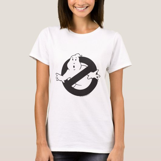 Ghostbusters 凍ってい Empire Black No幽霊ロゴ Tシャツ (正面)