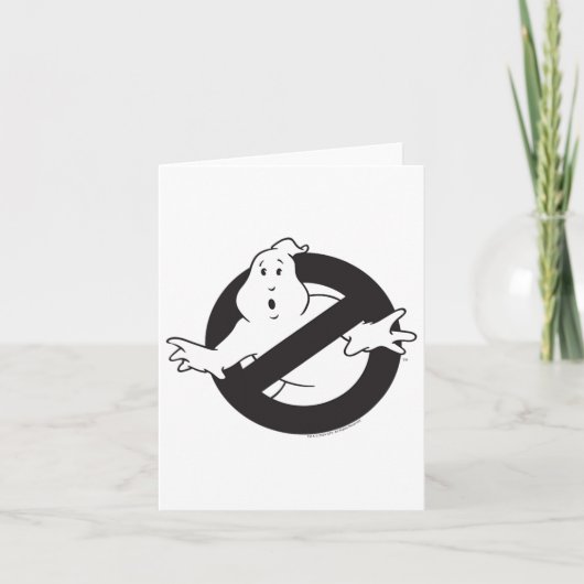 Ghostbusters Frozen Empire Black No Ghost Logo  カード (正面)