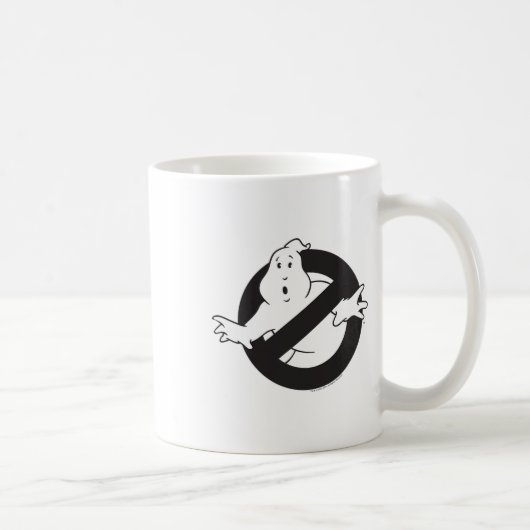 Ghostbusters Frozen Empire Black No Ghost Logo  コーヒーマグカップ (右)