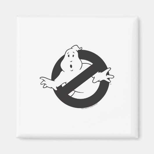 Ghostbusters Frozen Empire Black No Ghost Logo  マグネット (正面)
