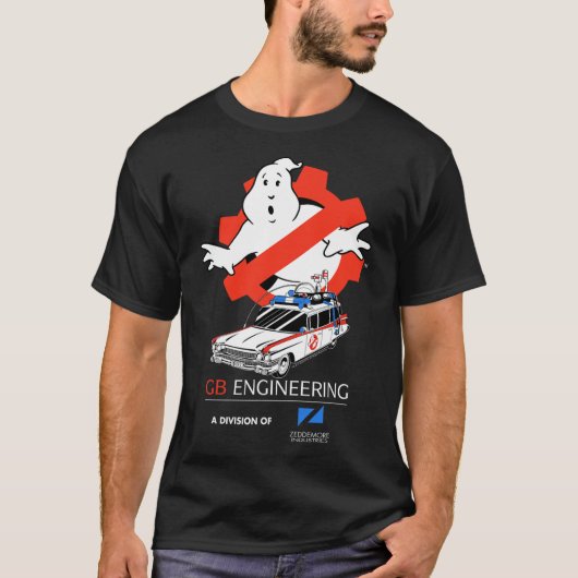Ghostbusters Frozen Empire Engineering Gear No Gho Tシャツ (正面)