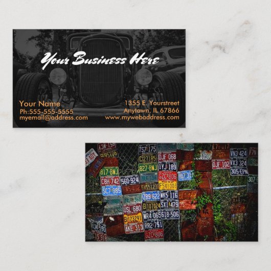 Ghostedのクーペ 名刺 (正面/裏面)