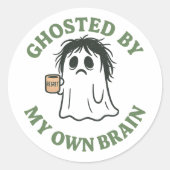 Ghosted by my own Brain ステッカー (正面)