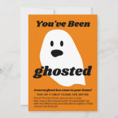 Ghosted Game Neighborhood Halloween 招待状 (正面)
