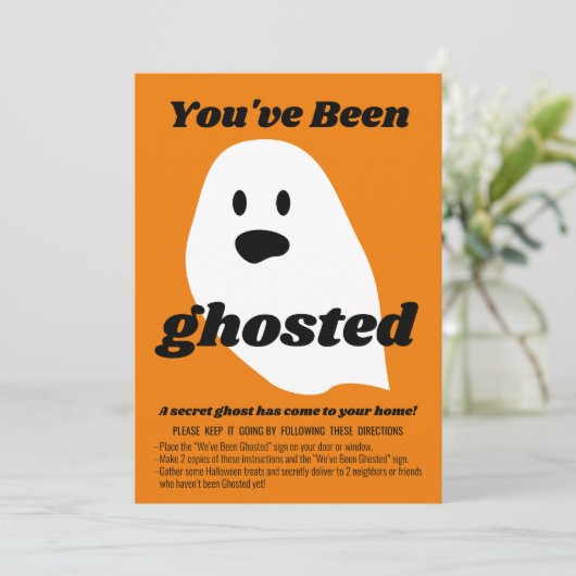 Ghosted Game Neighborhood Halloween 招待状 (スタンド正面)