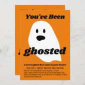 Ghosted Game Neighborhood Halloween 招待状 (正面/裏面)