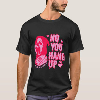 Ghostface No You つる UpValentines – ピンク赤 Tシャツ