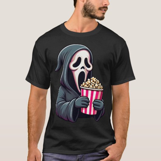 Ghostface Scream – 怖い映画を見よう Tシャツ (正面)