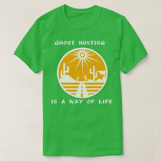 ghosthunting a way of life tシャツ (デザイン正面)