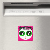 Ghostie Girl Magnet （ホットピンク） マグネット (インサイチュ (食洗機))