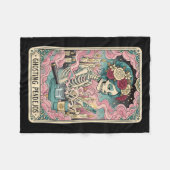 Ghosting Pendejos Funny Día De Los Muertos Tarot C フリースブランケット (正面(横))