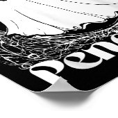 Ghosting Pendejos Funny Mexican Ghost Halloween Hi ポスター (角)