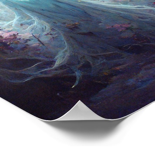 Ghostly妖精ファンタジーアートポスター ポスター (角)