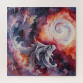 Ghostly姿オンコズミックスワーズスターリースカイズ ジグソーパズル (横)