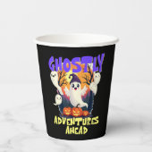 Ghostly Adventures Ahead、ハローウィンパーティ幽霊 紙コップ (裏面)