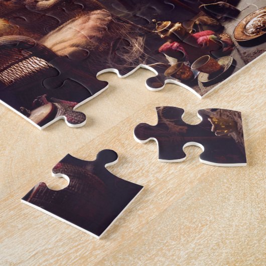 Ghostly Bride's Gothic Macabre Attic ジグソーパズル (側面)