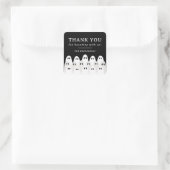 Ghostly Gathering Thank You Feed スクエアシール (バッグ)