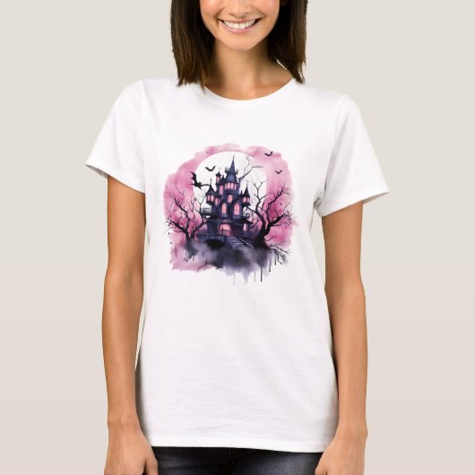 Ghostly Gatherings: 幽霊のよく出る House Decor & More Tシャツ (正面)