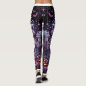 Ghostly Glam Halloween Leggings レギンス (裏面)