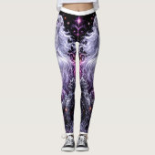 Ghostly Glam Halloween Leggings レギンス (正面)