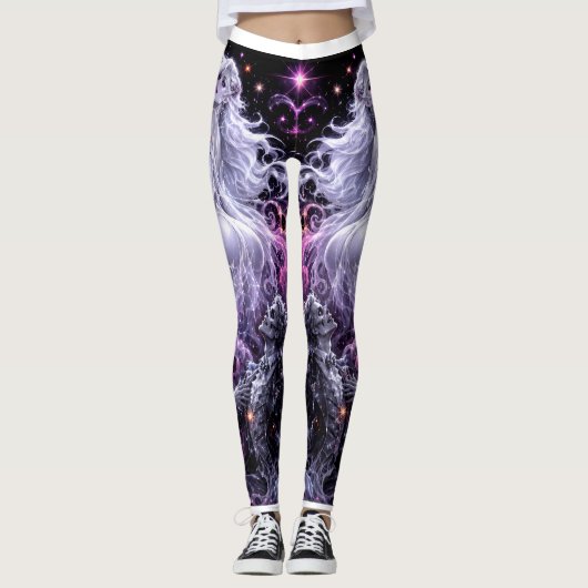 Ghostly Glam Halloween Leggings レギンス (正面)