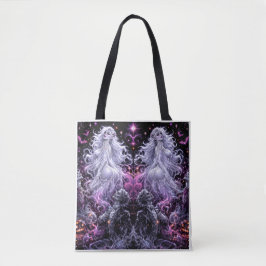 Ghostly Glam Halloween Tote Bag トートバッグ