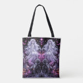 Ghostly Glam Halloween Tote Bag トートバッグ (裏面)