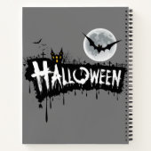 Ghostly Glamor: Spiral パーソナライズされた Notebook ノートブック (裏面)