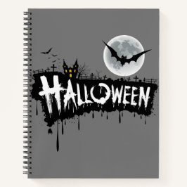 Ghostly Glamor: Spiral パーソナライズされた Notebook ノートブック