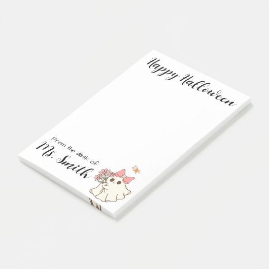 Ghostly Grace — A Soft Haunting Personalized ポストイット (アングル)