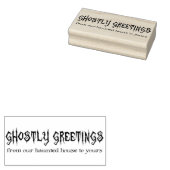 Ghostly Greetings Halloween Rubart Stamp ラバースタンプ (押印)