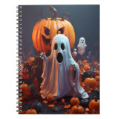 Ghostly Halloween Journal ノートブック (正面)