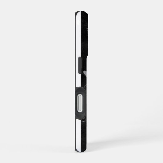 Ghostly Handprint Shattered Screen Horror iPhone C 16ケース (右側面)