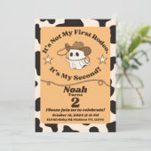 Ghostly "Not My First Rodeo" 2nd誕生日招待状 招待状 (スタンド正面)