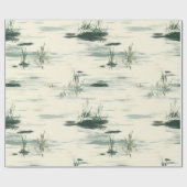 Ghostly Pond Spring Wrapping Paper ラッピングペーパー (フラット)