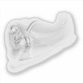 Ghostly Reaper Rides Again Halloween シール (正面)