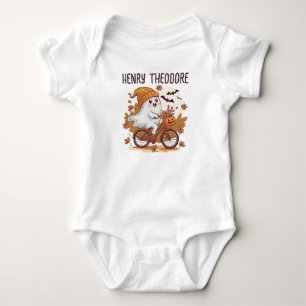 Ghostly Rider Babysuit👻カスタマイズ可能な幽霊ロンパー ベビーボディスーツ